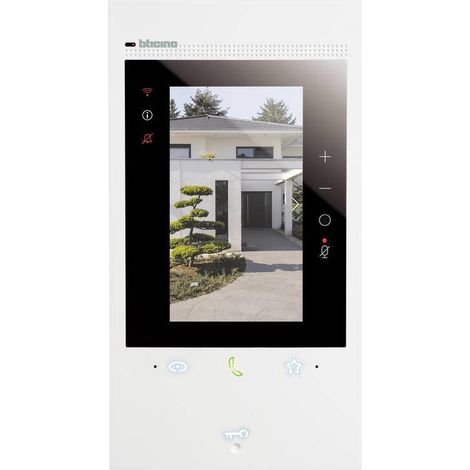 poste intérieur vidéo - connecté - classe 300eos with netatmo - ecran 5 pouces - bticino bt344845 (1/5)