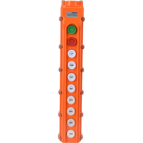 Station de Commande Étanche ABS IP65 avec Boutons Poussoirs pour Hayon Automobile 220V-500V