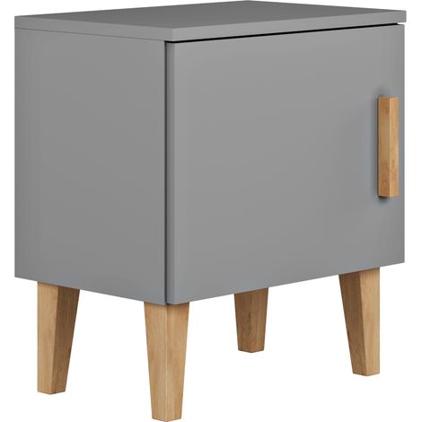 Table de chevet enfant blanc – KUBI (1/5)