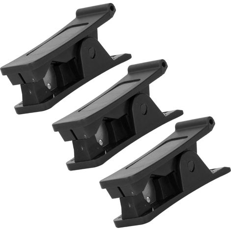 Lot de 3 coupe-tubes PTFE (capacité de coupe de 3 à 19 mm) pour tubes souples en nylon, PVC et PU (noir)