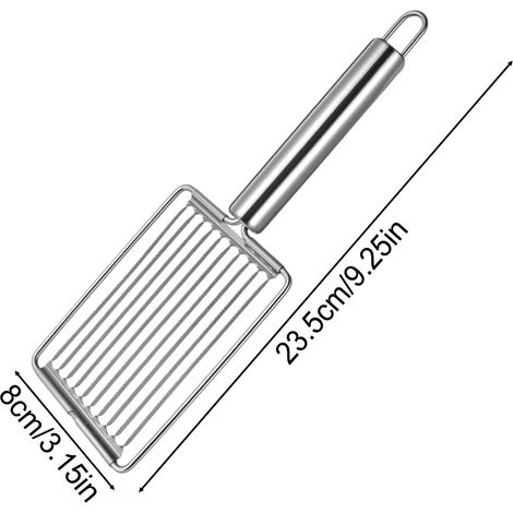 Trancheuse de cuisine pour pommes de terre, tomates et oignons Idéale pour la cuisine maison, la préparation des repas, les barbecues, les salades, le fromage, les œufs et l'ail (1/5)