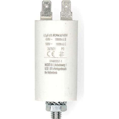 Nedis Multipack Kondensator / 4.5 uF / 450 V / Faston / 10 Stück - 10 Stück