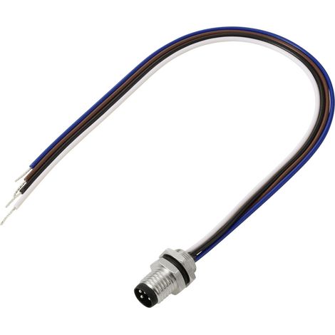 TRU COMPONENTS TC-13751972 Anschlussleitung M8 x 1 Stecker, gerade 0.2 m Polzahl Sensoren: 4 1 St.