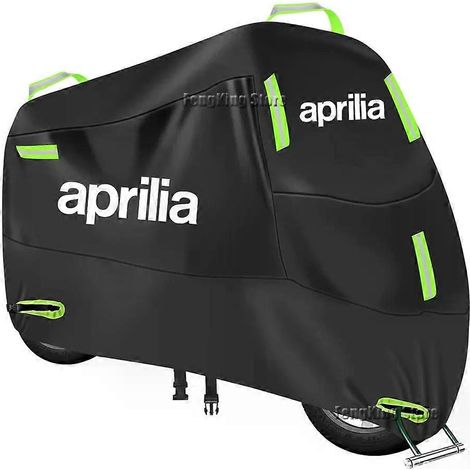 Housse de protection imperméable pour scooter et moto, idéale pour les activités de plein air. Protection UV et pluie. Compatible avec Aprilia RSV4, RS660, RS4, RS125, Tuono V4, APR, GPR150, 125 et 25 (1/4)