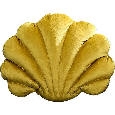 Coussin coquillage en polaire hollandaise - Élégant coussin de canapé 3 couleurs (1/5)