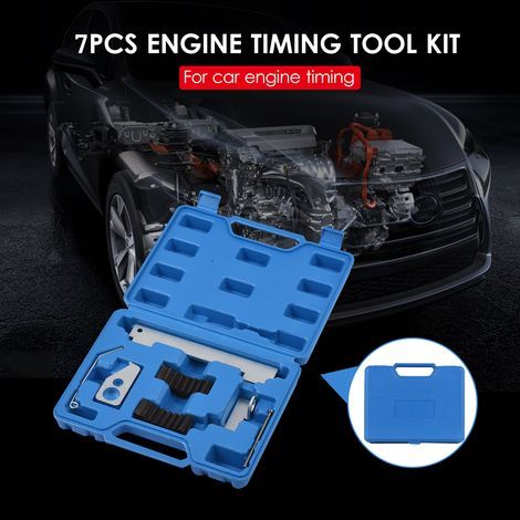 Kit d'outils de synchronisation de moteur, 7 pièces, alignement de verrouillage de tension d'arbre à cames de voiture, Compatible avec Chevrolet Buick Cruze (1/5)