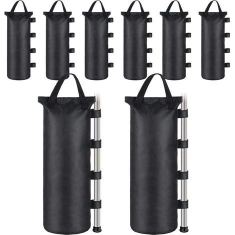 Set of 8 sandbags, made of Oxford fabric, for gazebo feet, windproof sandbags, do not contain sand. (1/5)