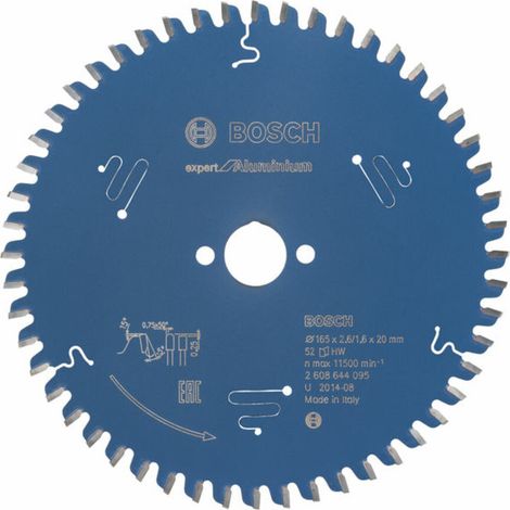 Bosch Accessories Expert for Aluminium 2608644095 Kreissägeblatt 165 x 20 x 1.6 mm Zähneanzahl: 52 1 (1/5)