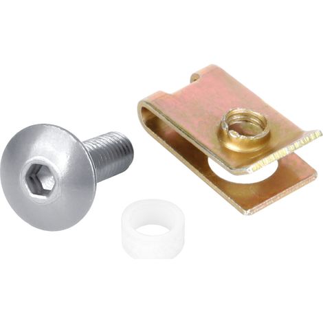 Clip Fit-Kits, kit clip di fissaggio per carene (5 MA) - 10 pz - Argento (1/4)