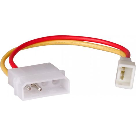 Câble Molex - 3 broches 5V Akyga AK-CA-36 Câble d'alimentation pour ventilateur M/M 15 cm