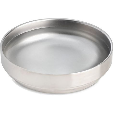 Gamelle pour chat en acier inoxydable, bol anti-fatigue des moustaches, plat peu profond pour nourriture ou eau pour chaton et chat adulte (1/5)