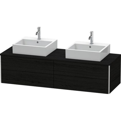 DURAVIT XS4917B1616 Meuble sous-plan XSquare, 4 tiroirs, fixation murale