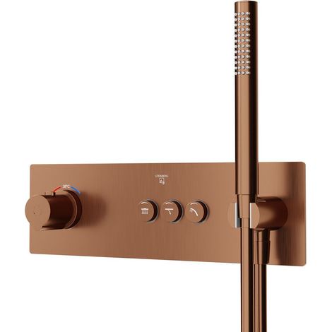Steinberg Serie 390 Dusch-/Wannenarmatur, Unterputz-Thermostat,