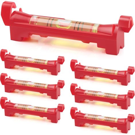 7 Pièces Mini Niveau à Bulle Petit Niveau a Bulle 75mm Corde Bulle Niveau pour Ficelle Suspendu Ligne Niveau à Bulle Niveau Ficelle pour L'Industrie D'Ingénierie Plomberie Maçonnerie (1/5)