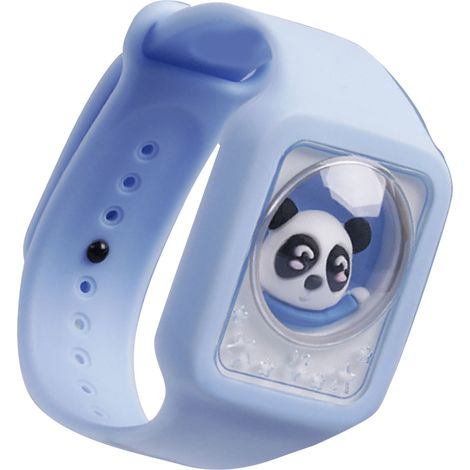 Bracelet anti-moustiques Lebeibei aux huiles essentielles de plantes pour enfants et bébés, montre anti-moustiques d'extérieur, bracelet en silicone, bleu apaisant (1/5)
