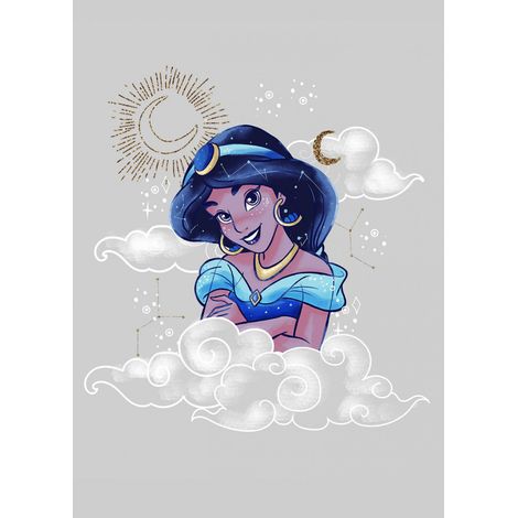 Poster Disney Aladdin - Jasmine portrait dans les nuages 50 cm x 70 cm (1/4)