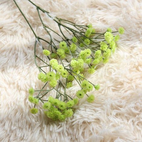 Faux Plantes - Faux Fleurs en Soie - Bouquet Floral Baby's Breath pour Décoration de Mariage et Fêtes - 1 Pièce (1/4)