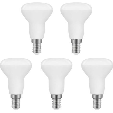 Ampoule LED R50 E14 5W, R50 LED E14 Réflecteur Équivalent Ampoule Incandescente E14 40W, Blanc Chaud 3000K 550LM, Non Dimmable, Lot de 5 [Classe énergétique F] (1/4)