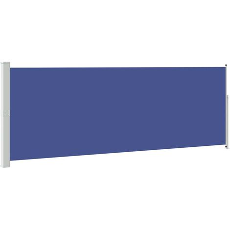 Store Banne - Auvent latéral rétractable 160 x 500 cm Bleu fr10544 - Maison La Vie (1/5)