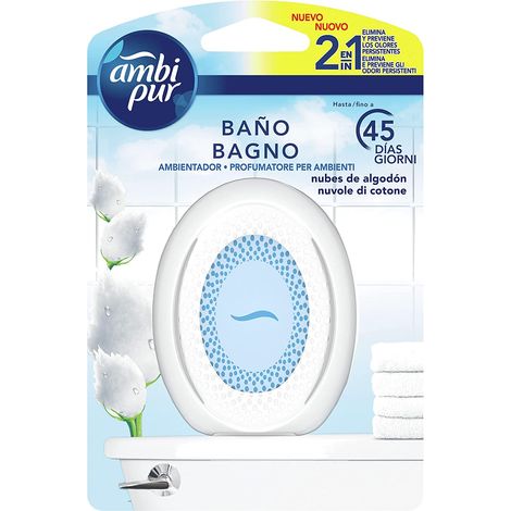 SET 4 AMBIPUR DEODORANTE PER BAGNO FRAGRANZA NUVOLE DI COTONE (1/2)
