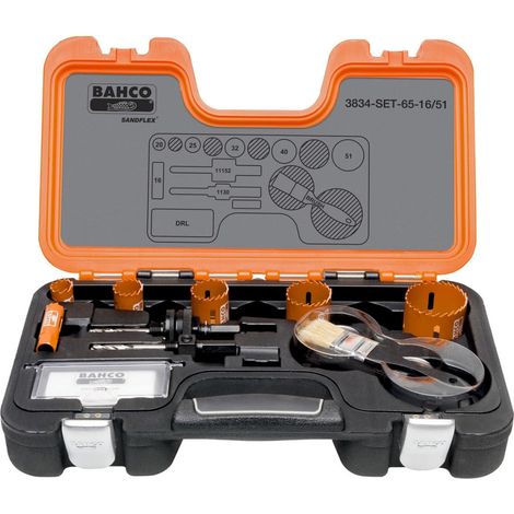 BAHCO Coronas de sierra, 16-51 mm 3834-SET-65-16/51