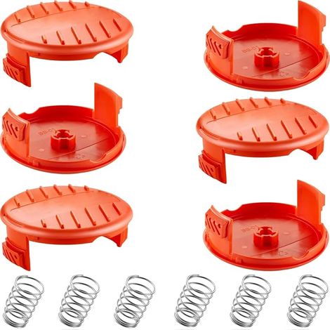 6er-Pack RC-100-P Ersatzspulenabdeckungen für Black & Decker GH900 GD600 (1/5)