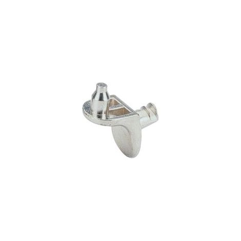 Hettich  Soporte  para  estante  Sekura  1  de  fundición  de  zinc  niquelado  para  estantes  de  madera  -  19557 (1/3)