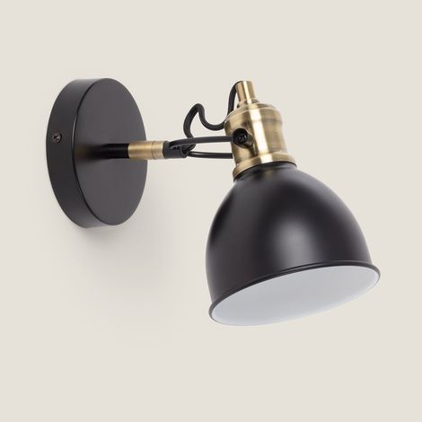 Lampe murale Métal Louise Noir (1/5)