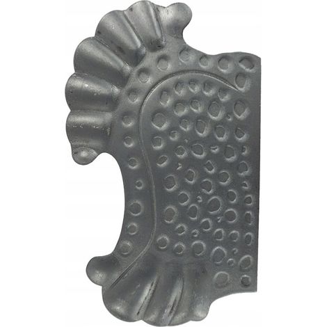 Linke Platte OHNE Bohrungen, geschmiedete Elemente 63.117 H275XL160 3MM
