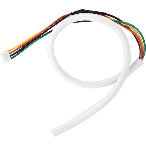 Câble en cuivre blanc flexible rond de 0,5 mm², 4 conducteurs, 30 m, pour interphone vidéo (1/5)