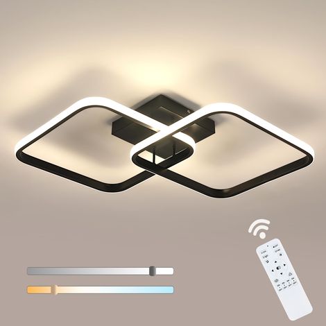 Plafonnier LED Dimmable Salon, 50W Lampe de Plafond 5625LM, 64CM (1/5)