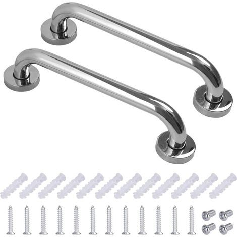Set mit 8 silbernen Kristall-Schranktürknöpfen aus diamantgeschliffener Zinklegierung mit Schraubknöpfen für Gipskarton (1/4)