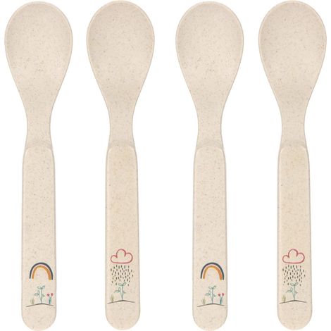 Couverts pour enfants Set de cuillères pour enfants 4 pièces sans BPA Set 4 pcs PP Cellulose Garden Explorer