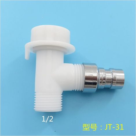 Raccord en plastique à 4 points et 3 voies, raccord union externe et interne DN15 à 4 points, collecteur de robinet domestique. (1/5)