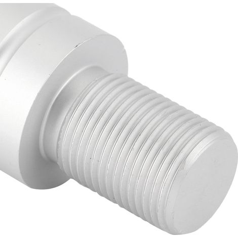 Paire de rehausseurs d'amortisseurs de 10 mm de diamètre et adaptateurs pour amortisseurs pneumatiques, compatibles avec les motos, quads et véhicules tout-terrain. Modèle A, couleur argent. (1/4)