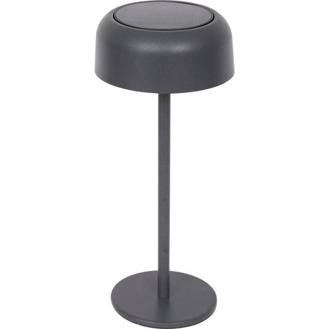 Lampada solare bolty grigio grafite h30cm - Hespéride