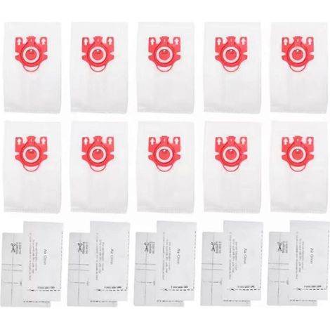 Lot de 20 sacs à poussière pour aspirateur Miele FJM Air Clean (1/5)