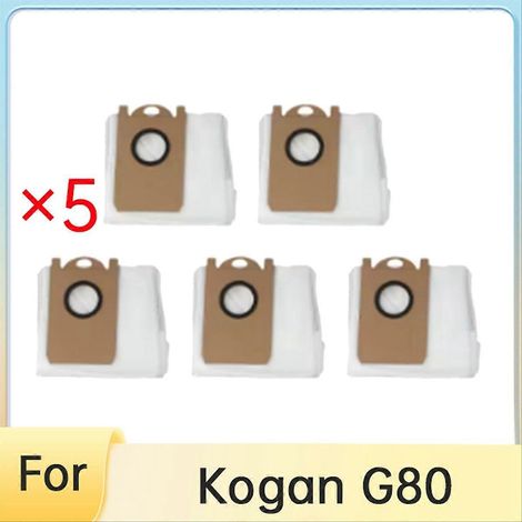 Lot de 5 sacs à poussière pour Kogan G80 accessoires de balayeuse sacs à poussière Built to Last et Work Well Enhanced nettoyage Efficiency (1/5)
