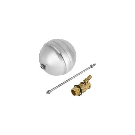 Boule Flottante DN15 G1/2, Senso en Laiton, Sonde en Acier Inoxydable pour Réservoir d'Eau (1/5)