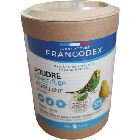 Poudre Insectifuge 150g pour oiseaux - Francodex (1/3)