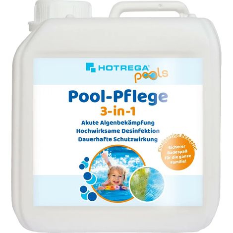HOTREGA Pool-Pflege 3-in-1 Algenbekämpfung 2 Liter