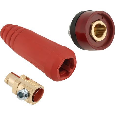 DKJ35-50 Europäische Schnellverbinder (Stecker und Buchse) für Schweißgerätekabel (1/5)