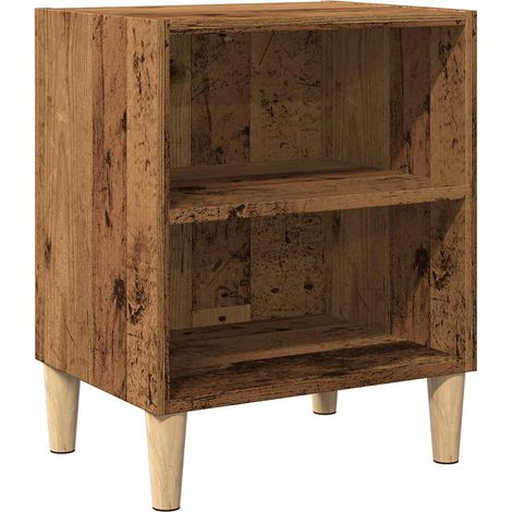 Maison Exclusive - Nachttisch Altholz-Optik 40x30x50 cm Holzwerks