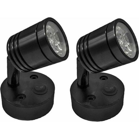 LAN 12V LED-Leuchte für Wohnmobile, Wand-Leseleuchte für Autos, Wohnwagen und Boote, Innenraumleuchte mit Schalter, Kaltweiß (1/5)