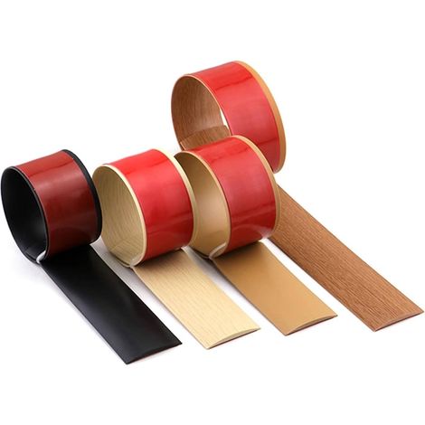 Profilé de transition autocollant en PVC de 300 cm pour sols stratifié (1/5)