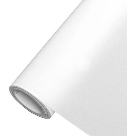 Film pour Fenêtre - Film de Protection Solaire Statique - Étanche et Rapide à Appliquer pour Salle de Bain et Décoration d'Intérieur - 1 Mètre - Blanc Transparent - 2 Pièces (1/5)