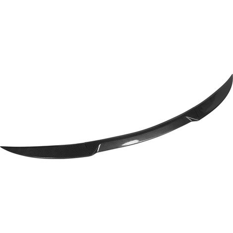 Kit 3 pièces spoiler arrière style fibre carbone sportif remplacement Tesla Model 3 2017-2023