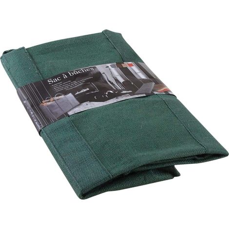 1 Sac À Bûches Jute, Intérieur Lavable, Poignées Renforcées, 72 L, Pour Jardin Et Cheminée