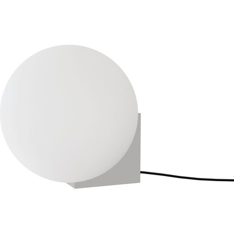 Lampe de Table OBI Argent Brossé avec Diffuseur Opal, Lumière d’Ambiance Tactile et Réglable, IP44, Douille G9 (Ampoule Non Incluse) (1/5)
