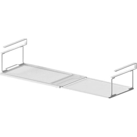 Panier à suspendre extensible sous étagère, 38 à 70 cm, en métal, organiseur de cuisine, étagère inférieure extensible à suspendre pour entrée, armoires à chaussures, armoires à chaussures (1/5)